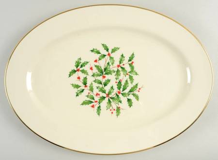 Holiday (Dimension) 16" Oval Serving Platter