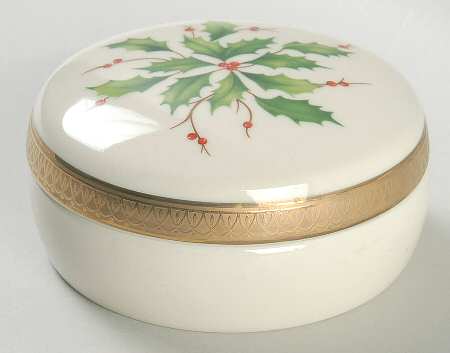 Holiday (Dimension) 3" Round Box & Lid