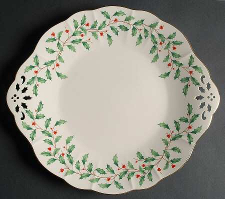 Holiday (Dimension) Pierced Cake Plate
