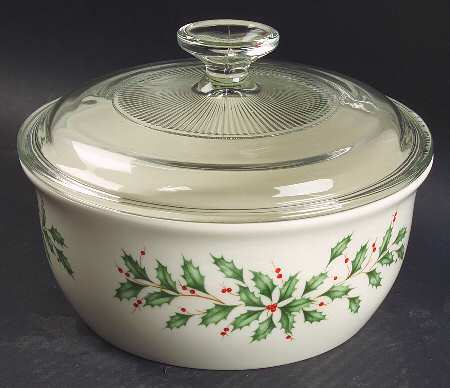 Holiday (Dimension) 1.5 Qt Round Covered Casserole