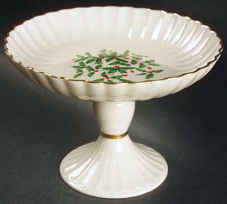 Holiday (Dimension) Round Compote (Height X Width)