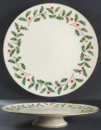 Holiday (Dimension) Footed Cake Plate