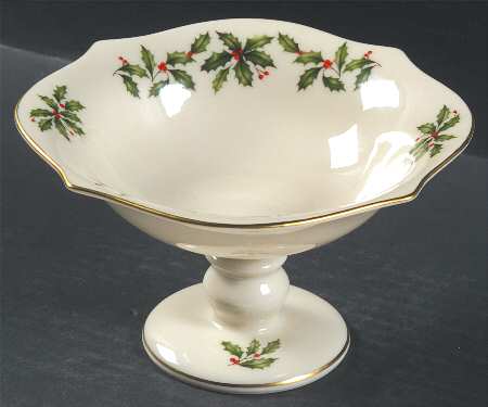 Holiday (Dimension) Round Compote (Height X Width)