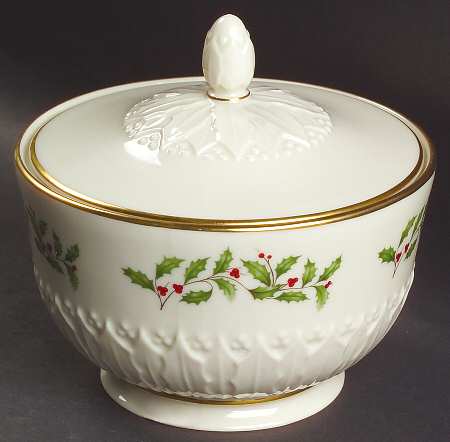 Holiday (Dimension) Sculptured Candy Jar & Lid