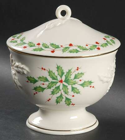 Holiday (Dimension) Footed Candy Dish & Lid