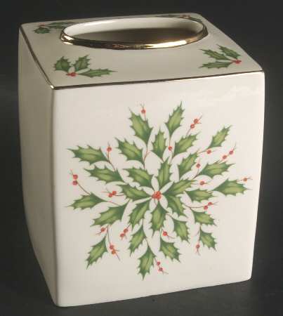 Holiday (Dimension) Square Tissue Box Cover