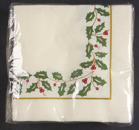 Holiday (Dimension) Package of Paper Beverage Napkins