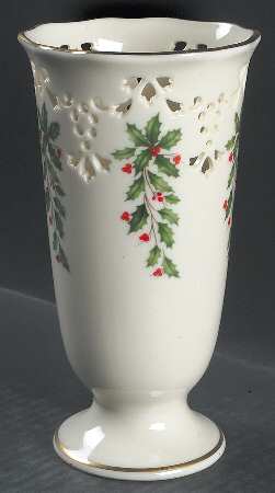 Holiday (Dimension) 7" Pierced Vase