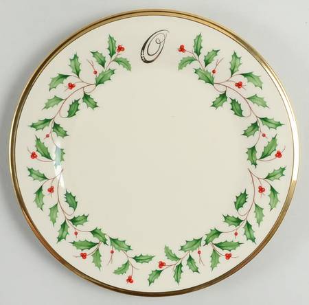 Holiday (Dimension) Accent Salad Plate Mono "O"