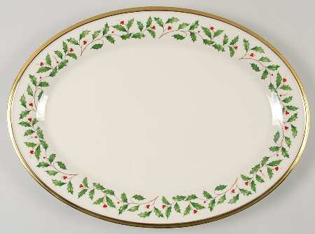Holiday (Dimension) 16" Oval Serving Platter
