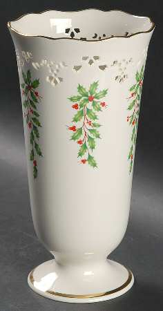 Holiday (Dimension) 8" Pierced Vase