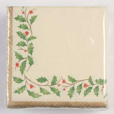 Holiday (Dimension) Package of Paper Beverage Napkins