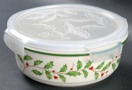 Holiday (Dimension) Medium Serve & Store Bowl with Lid