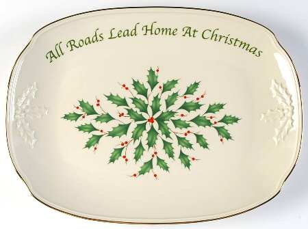 Holiday (Dimension) Oblong Tray 14"