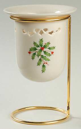 Holiday (Dimension) Pierced Votive Candle & Metal Stand