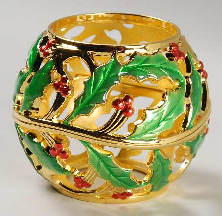 Holiday (Dimension) Metal Base for Glass Votive