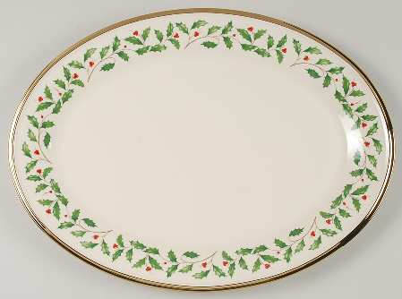 Holiday (Dimension) 16" Oval Serving Platter