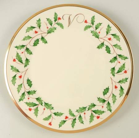 Holiday (Dimension) Accent Salad Plate Mono "V"