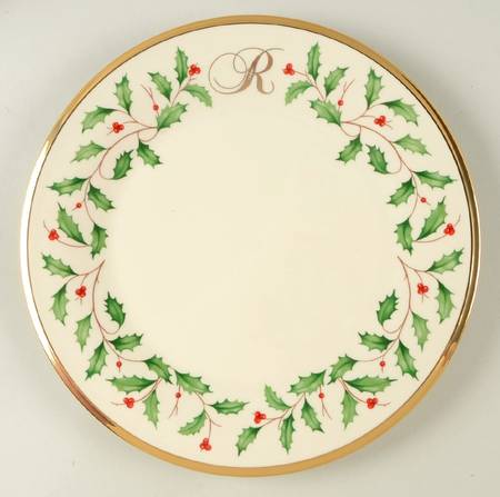 Holiday (Dimension) Accent Salad Plate Mono "R"