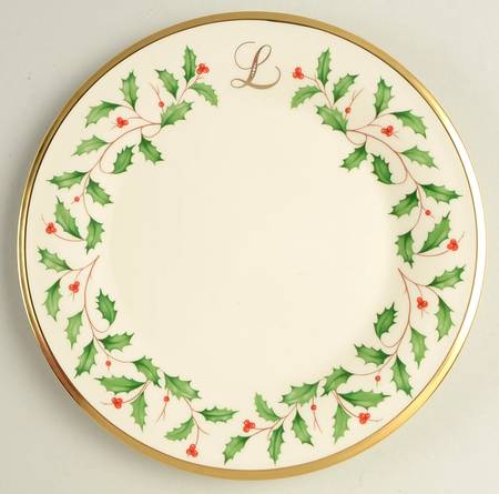 Holiday (Dimension) Accent Salad Plate Mono "L"