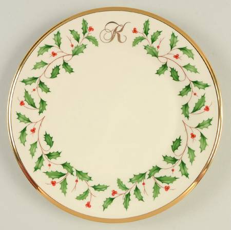 Holiday (Dimension) Accent Salad Plate Mono "K"