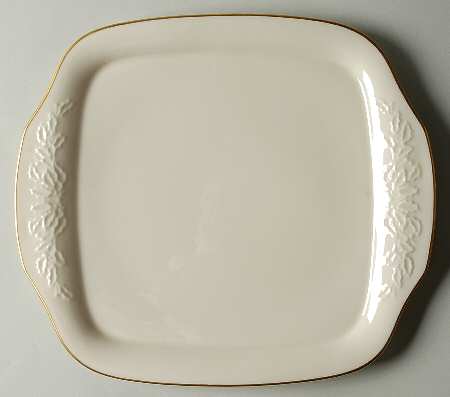 Holiday (Dimension) Square Handled Cake Plate