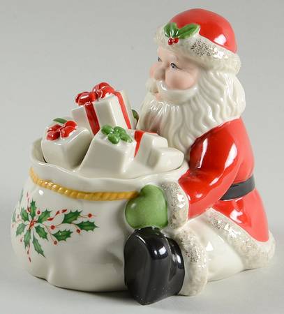 Holiday (Dimension) Santa Shape Candy Jar & Lid