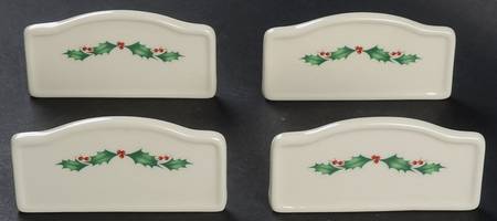 Holiday (Dimension) Small Placard/Place Card Holder - Set of 4