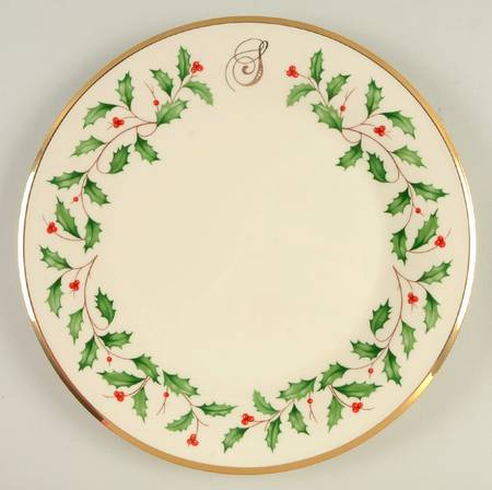Holiday (Dimension) Accent Dinner Plate Mono "S"