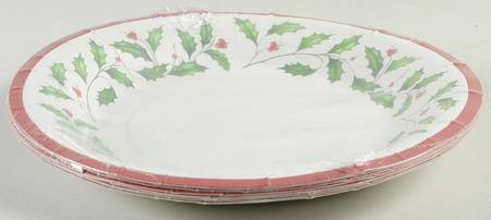 Holiday (Dimension) (Pack of 8) Paper Luncheon/Dessert Plates