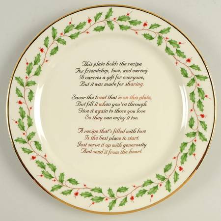 Holiday (Dimension) Giving Plate