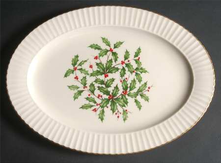 Holiday (Dimension) 13" Oval Serving Platter