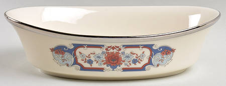 Interlude 10" Oval Vegetable Bowl by Lenox