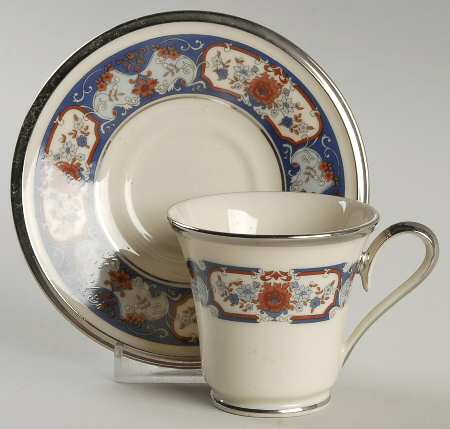 Interlude Footed Demitasse Cup & Saucer Set by Lenox