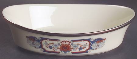 Interlude 8" Oval Vegetable Bowl by Lenox