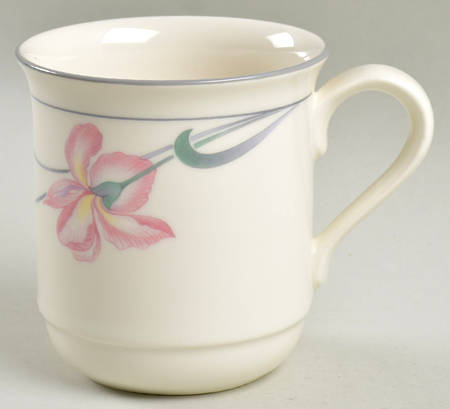 Iris on Grey Mug