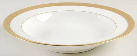 J19 White Large Rim Soup Bowl