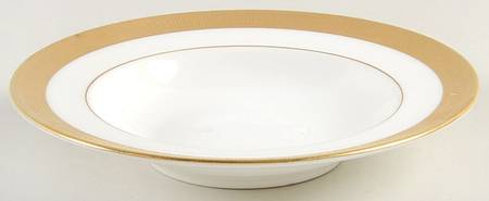 J19 White Rim Fruit/Dessert (Sauce) Bowl