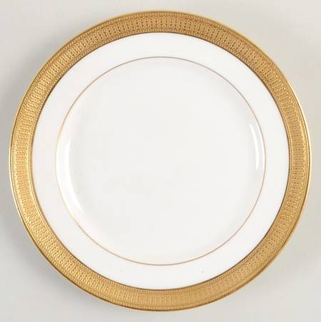 J19 White Bread & Butter Plate