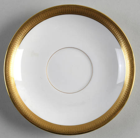 J19 White Saucer for Bouillon Cup