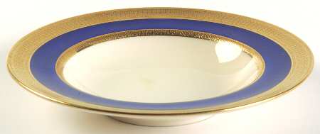 J21D Cobalt Blue Rim Fruit/Dessert (Sauce) Bowl
