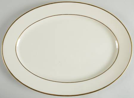 J34 16" Oval Serving Platter
