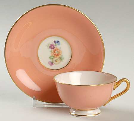 J344 Footed Demitasse Cup & Saucer Set