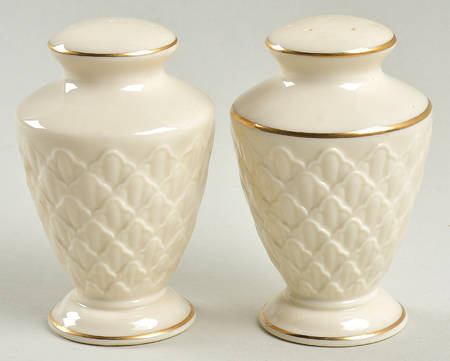 Jacquard Gold Salt & Pepper Set