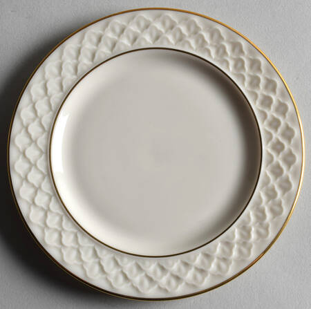 Jacquard Gold Bread & Butter Plate