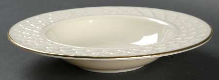 Jacquard Gold Rim Fruit/Dessert (Sauce) Bowl