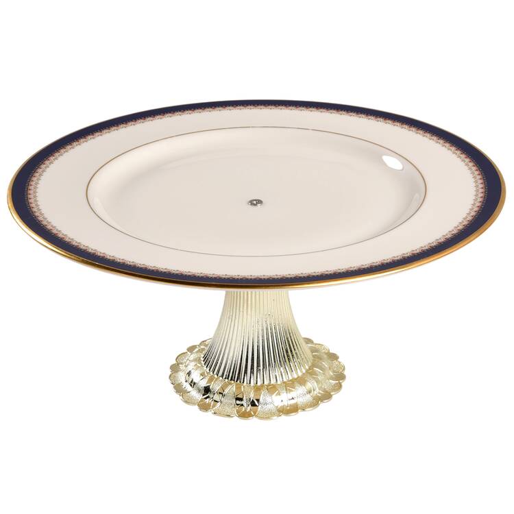 Jefferson Cake Stand with 4"-5" Metal Pedestal  Hc