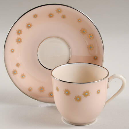 Jewel Flat Demitasse Cup & Saucer Set