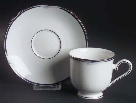 Footed Cup & Saucer Set