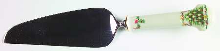 Joys of Christmas Giftware Solid Ceramic Pie/Cake Server